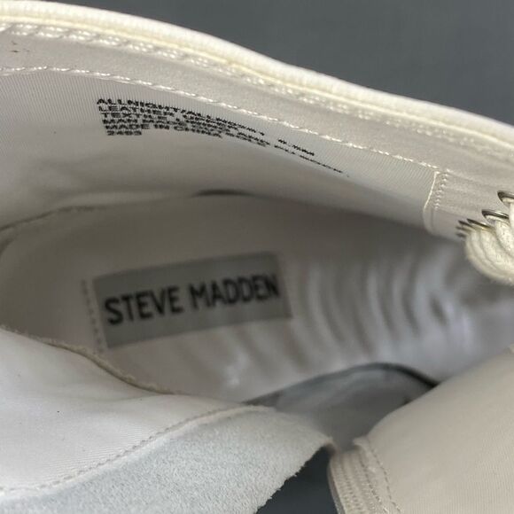 STEVE MADDEN Women's Allnight Lace-Up Stiletto Dress Booties size 6.5 - Picture 6 of 9